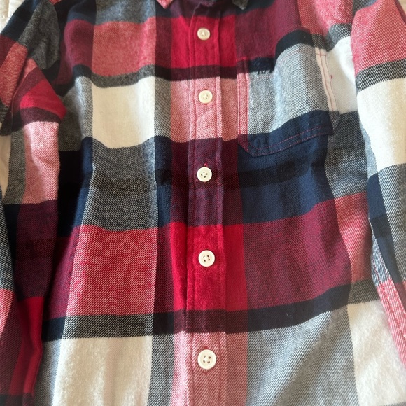 Abercrombie boys flannel plaid shirt size 7/8 like new! - Picture 3 of 3